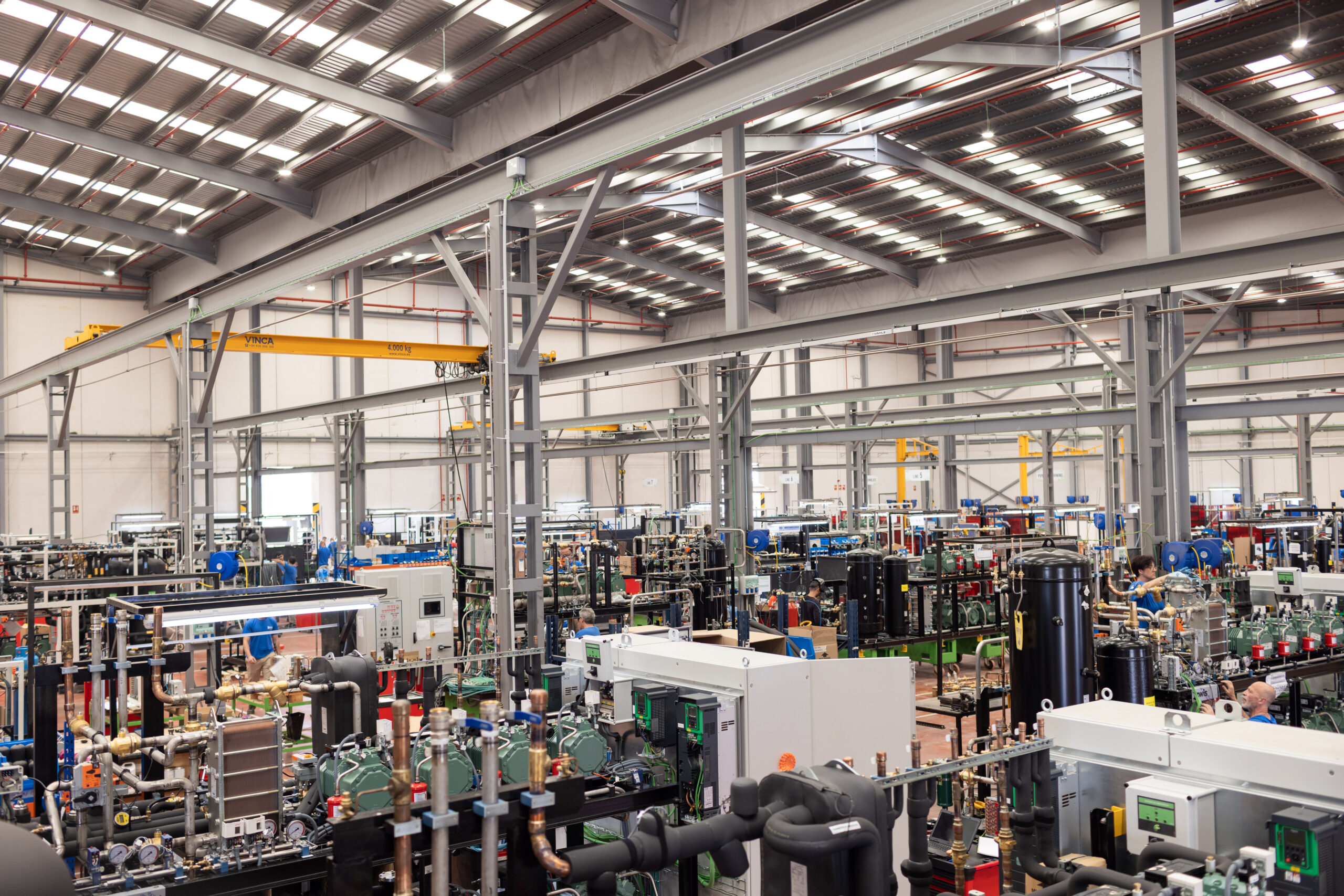 imagen interior de la fábrica de Tewis Náquera