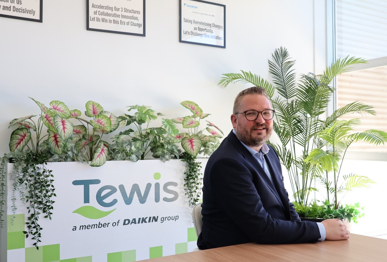 Dries Laheye nuevo director de Tewis, miembro del grupo Daikin
