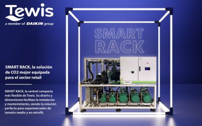 Tewis presenta Smart Rack: la nueva central compacta con CO2 transcrítico para el sector Retail.